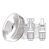 pv cable, gel battery, controller, connector